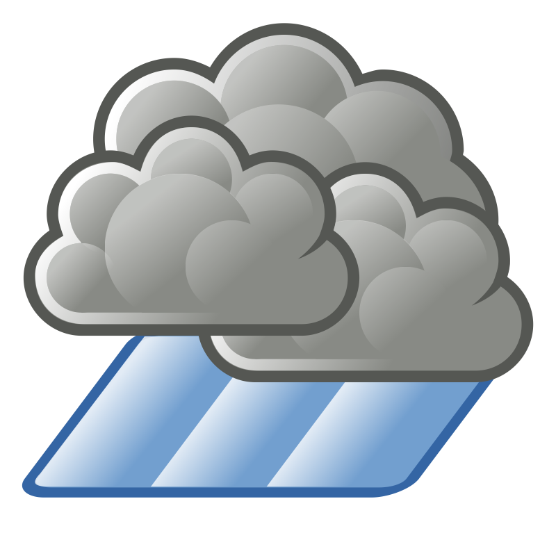 Clipart - tango weather showers