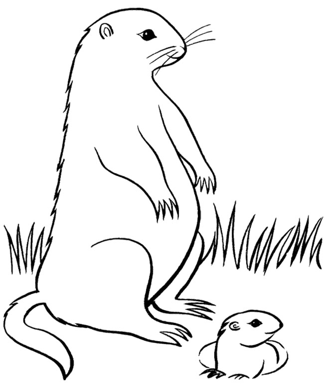 Groundhog Day Coloring Pages : Groundhog Day Was With Kids ...