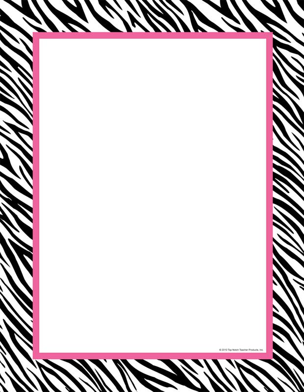 Free Zebra Print Border Cliparts.co