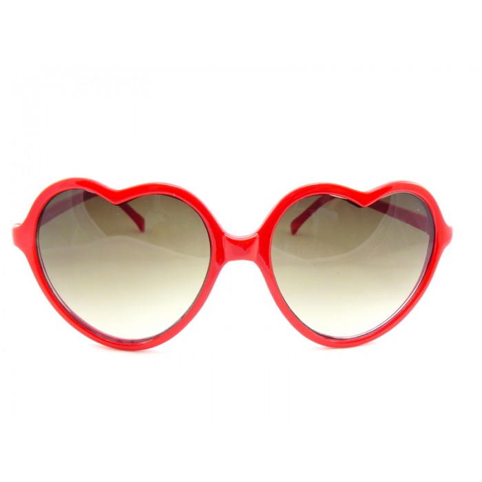 Love Heart Red- Sunglasses- L11096RED