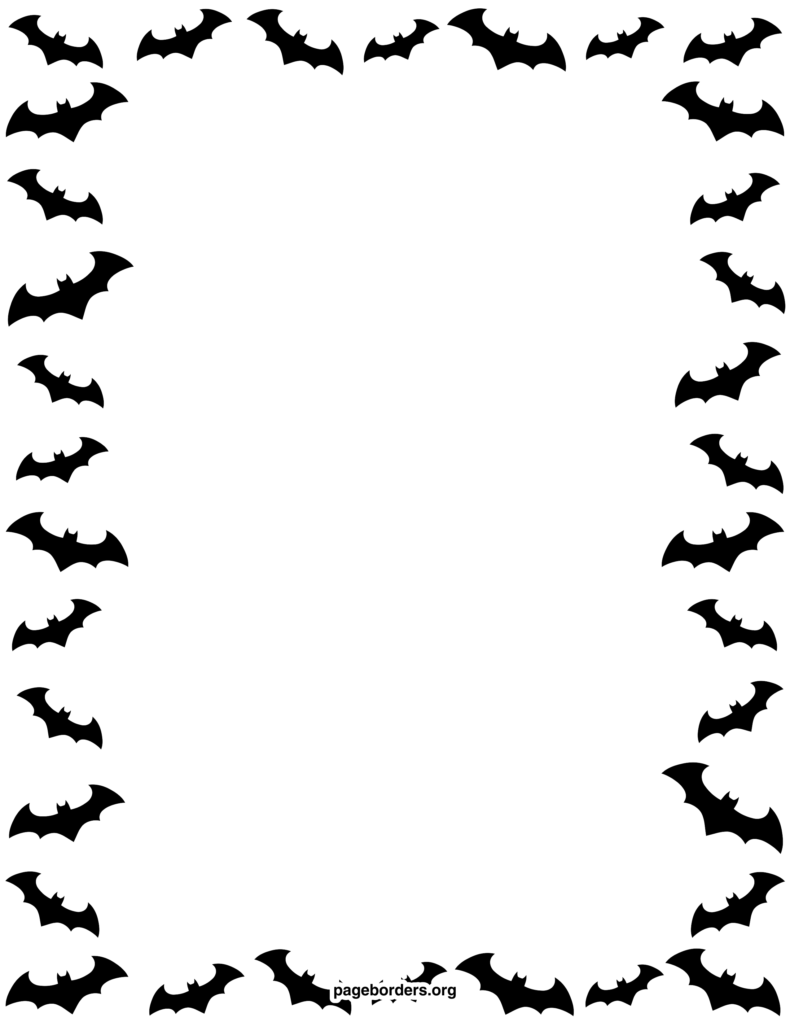 halloween coloring pages borders - photo #28