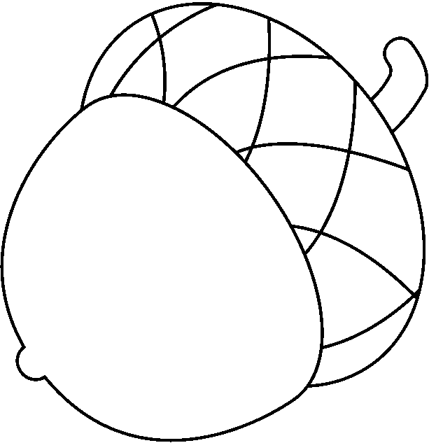 acorn coloring pages - photo #15