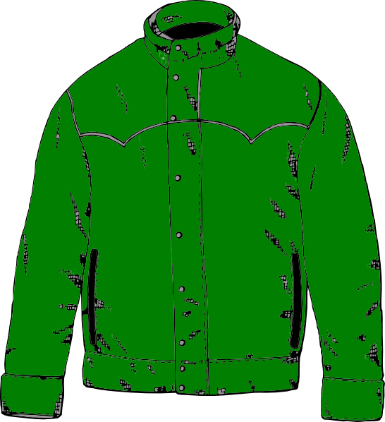 Green Jacket clip art - vector clip art online, royalty free ...