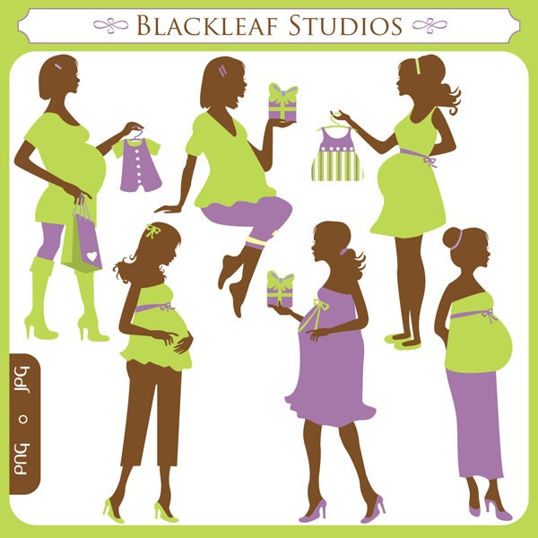 Digital Download Discoveries for BABY SHOWER CLIPART from EasyPeach.