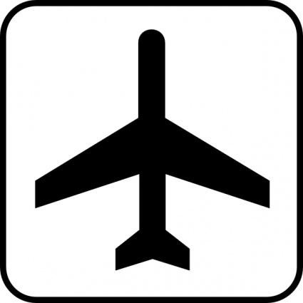 Map Symbol Plane clip art - Download free Transport vectors