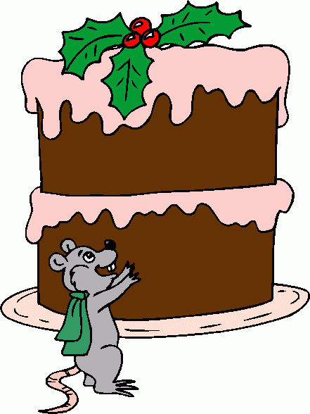 clipart christmas cakes free - photo #8