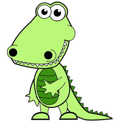 Crocodile Cartoon Clipart - Free Clip Art Images