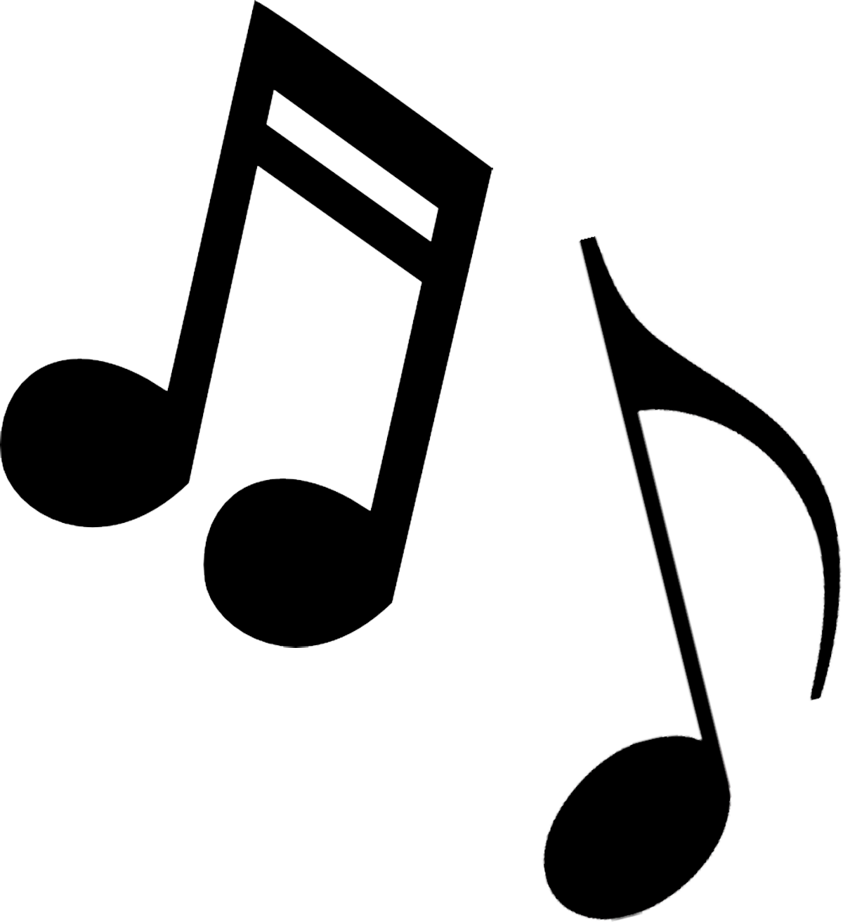 free clip art black and white musical instruments - photo #35