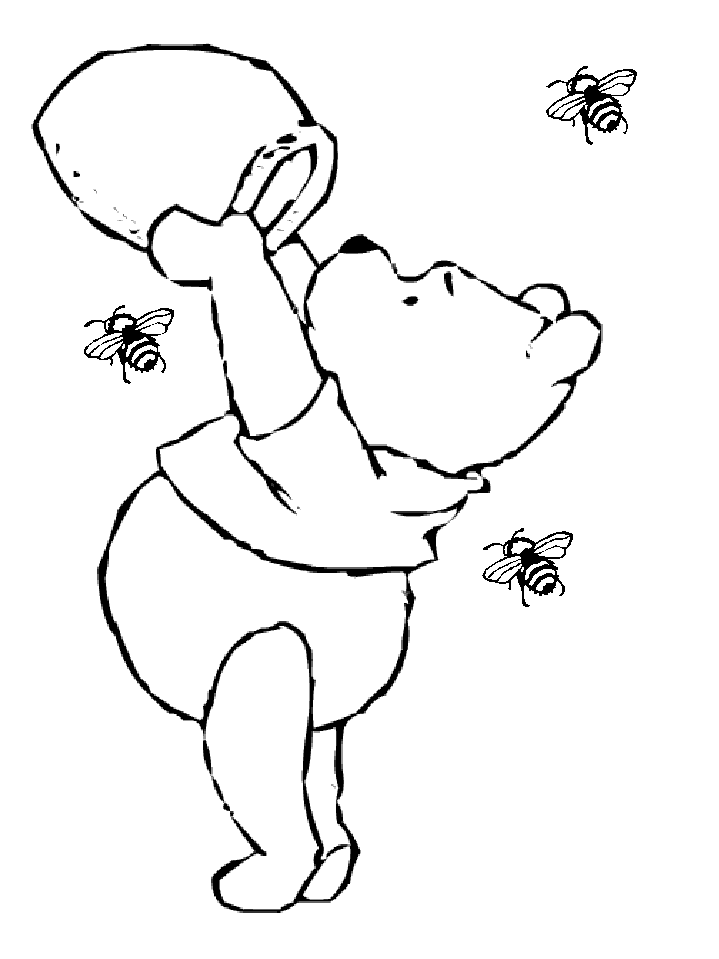 Coloring Pages Pooh Bear - Free Printable Coloring Pages | Free ...