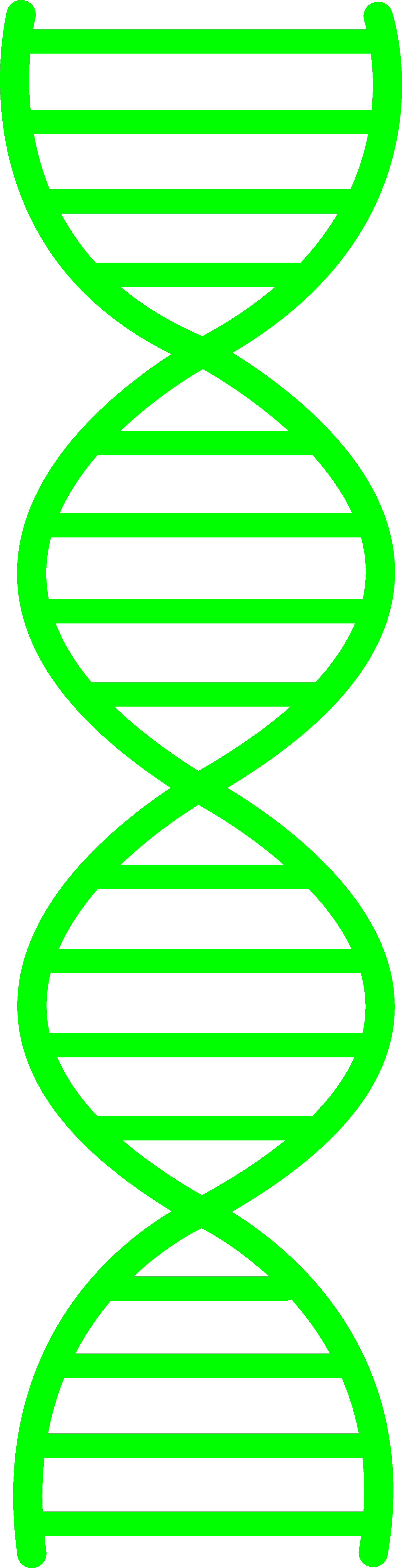 Green DNA Design - Free Clip Art