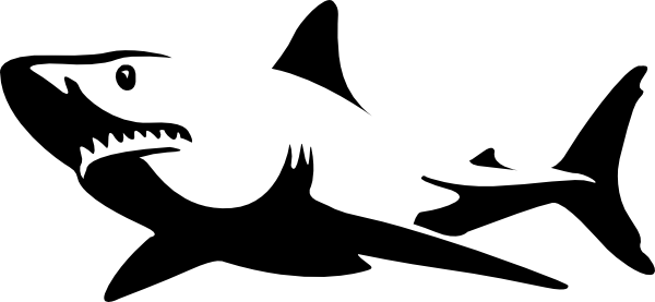 Shark Clipart Black And White | Clipart Panda - Free Clipart Images