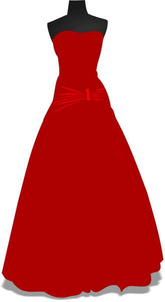 Pix For > Prom Dress Clip Art