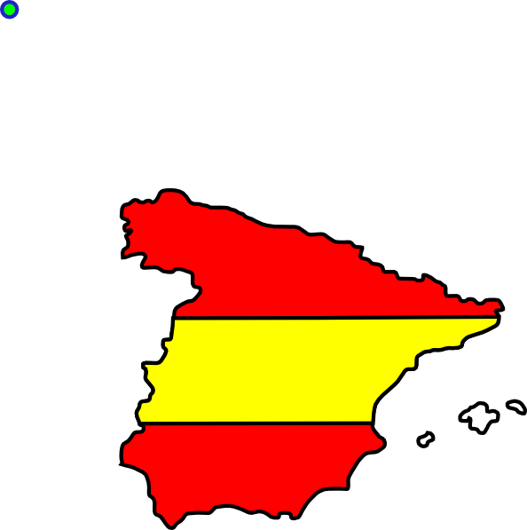 Flag Within The Boundaries Of Spain clip art - vector clip art ...