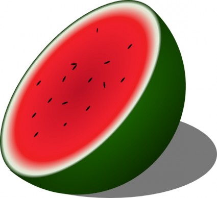 Watermelon clip art Vector clip art - Free vector for free download