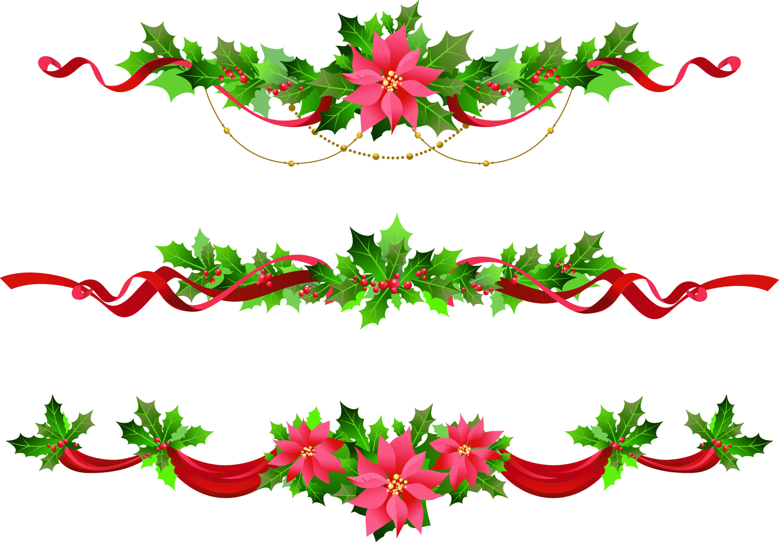 free christmas decoration clipart borders - photo #39