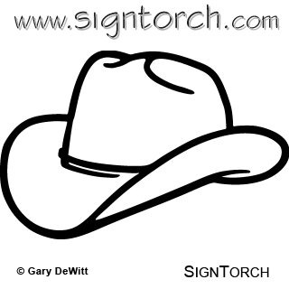 Cowboy Hat Drawings And Pic 18 Clipart - Free Clip Art Images