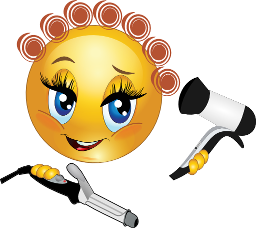 clipart-hair-styling-smiley- ...
