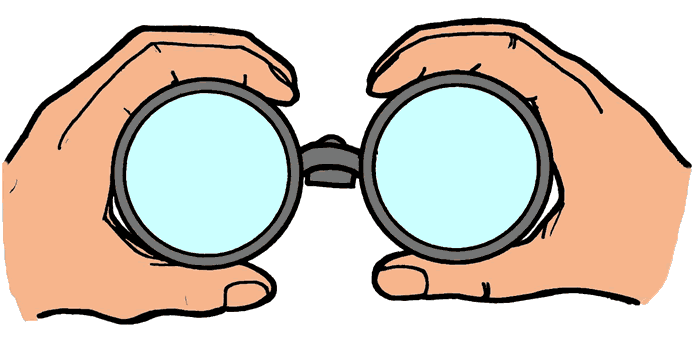 free clipart man looking through binoculars - photo #2