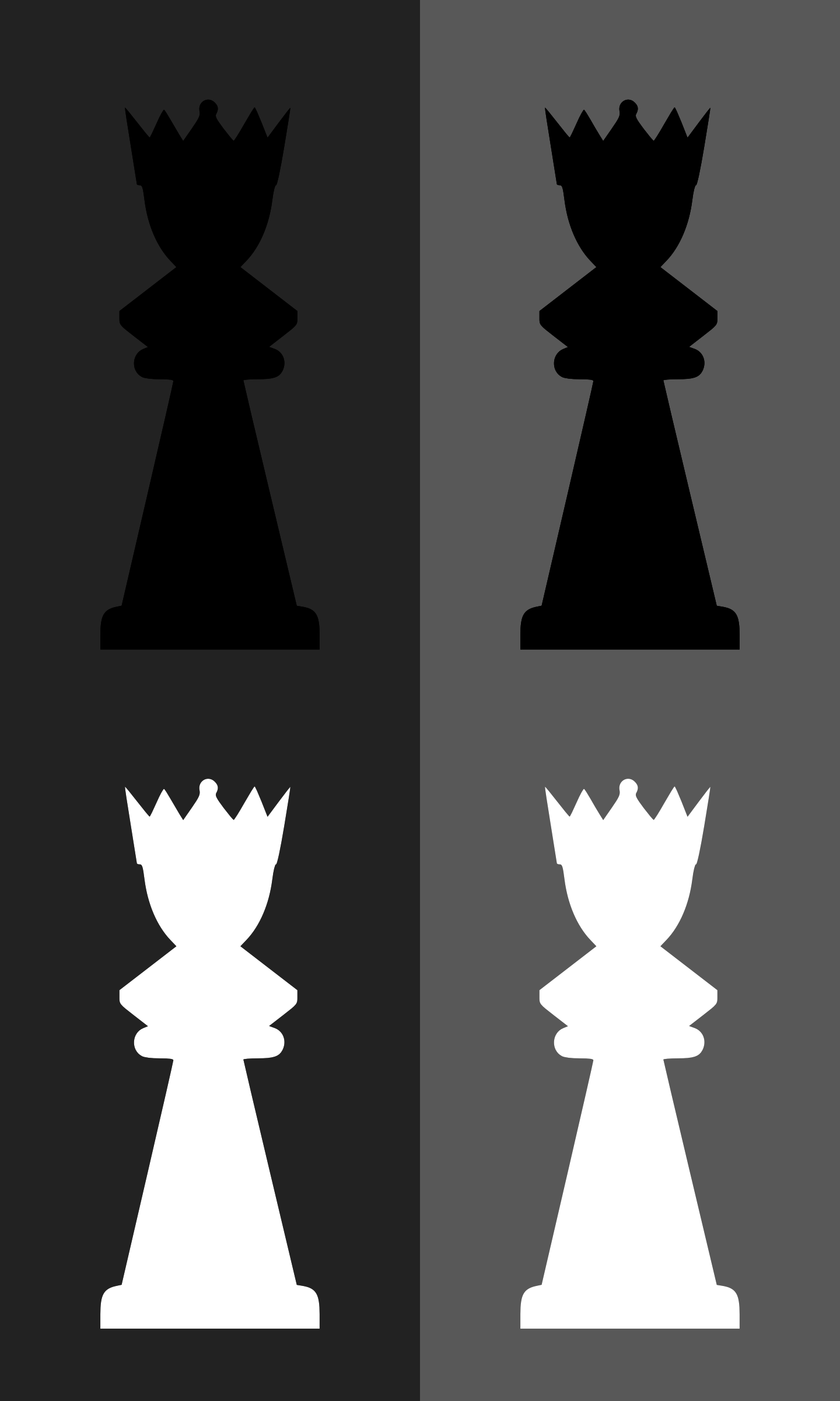 Clipart - 2D Chess set - Queen