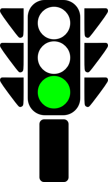 Traffic Semaphore Green Light clip art - vector clip art online ...