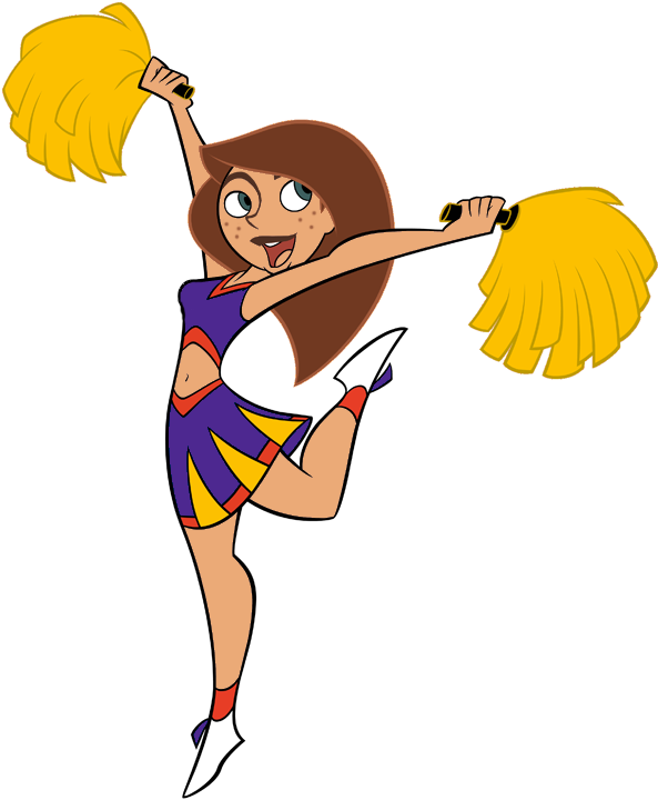 cartoon cheerleader clipart - photo #2