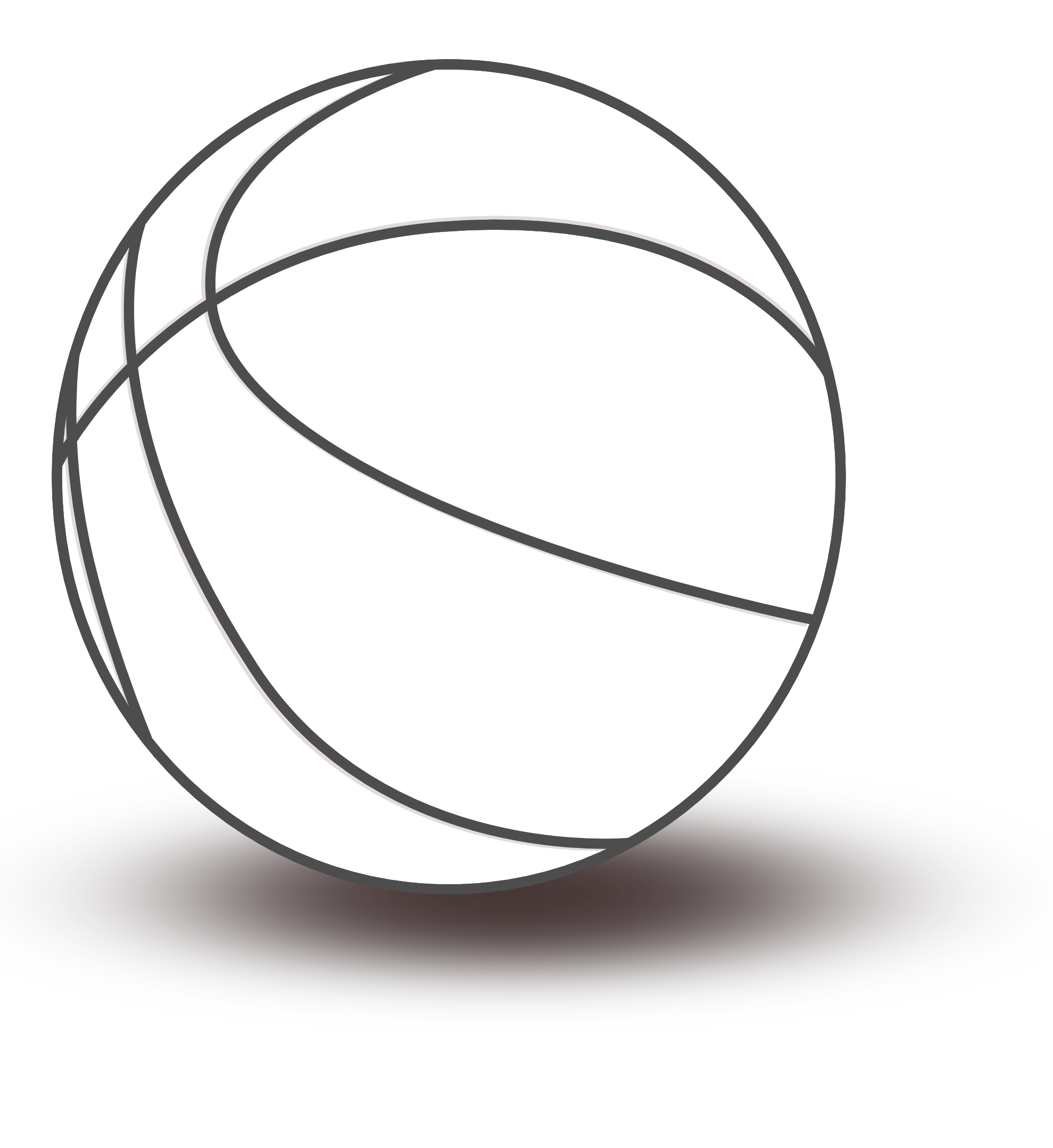 Basketball Ball Clipart Black And White | Clipart Panda - Free ...