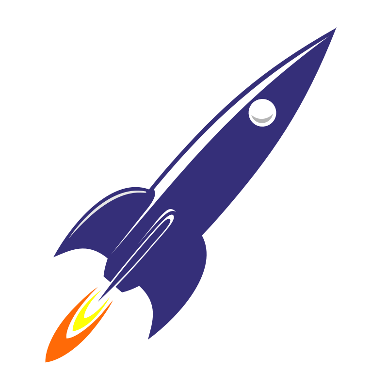 Clipart - R is for Rocket
