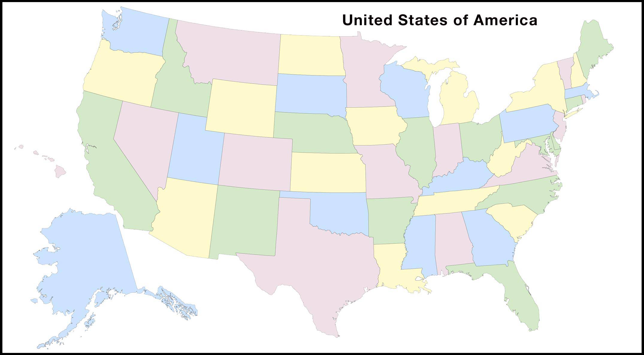United States Vector Outline - ClipArt Best