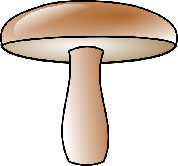 mushroom slice clip art - photo #14
