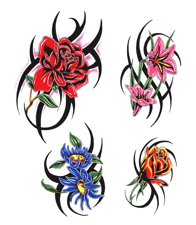 Free Flower Tattoo Designs