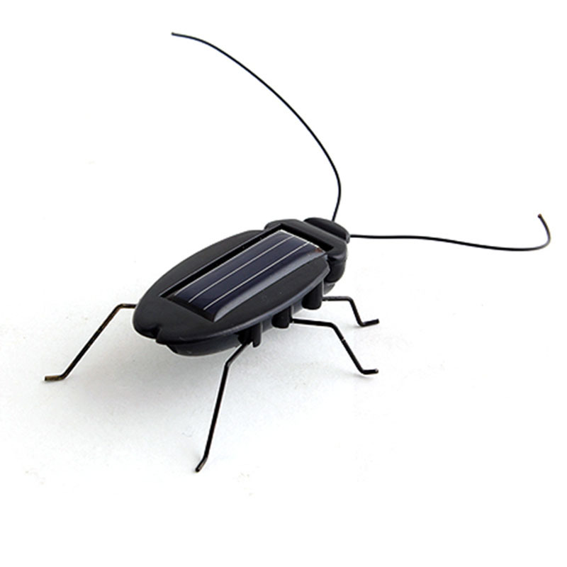 1Pcs/lot Solar Power Energy Black Cockroach Bug Toy #3710-in Solar ...