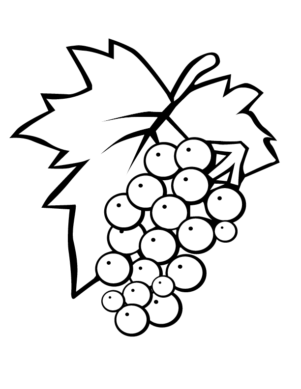 eps red-grapes printable coloring in pages for kids - number 1721 ...