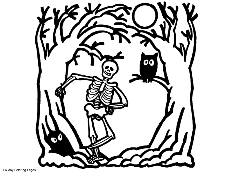 Skeleton Coloring Pages - Free Coloring Pages For KidsFree ...