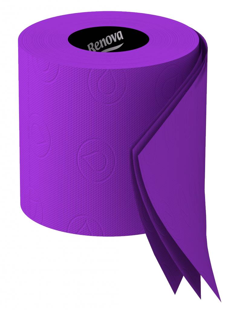 Renova Purple Toilet Paper - KLEURRR color guru