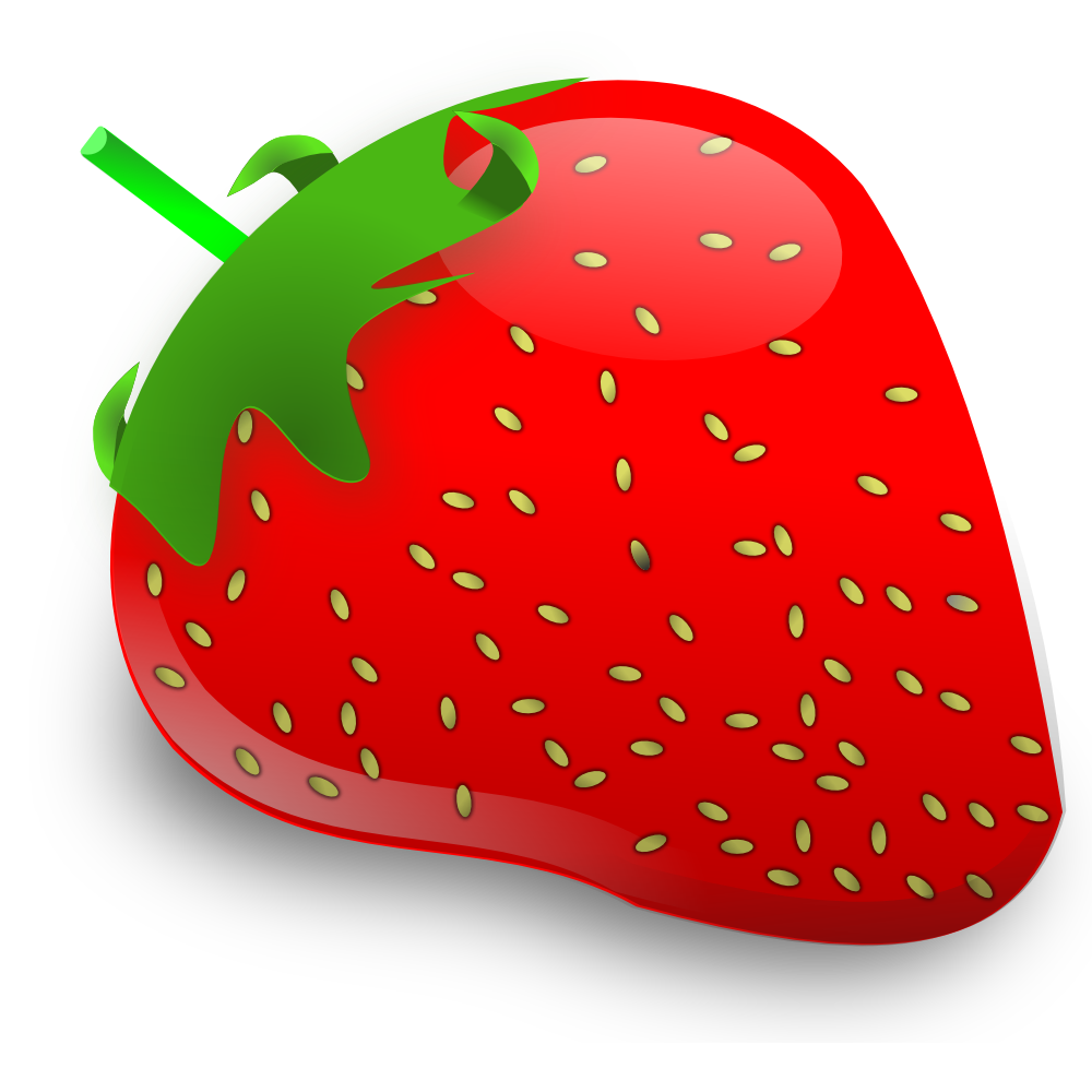 Pix For > Clipart Strawberries