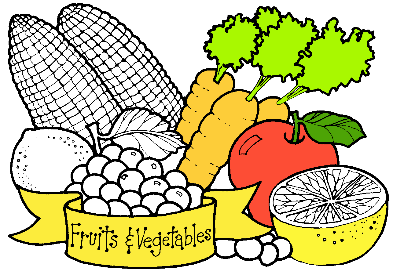 Fruits And Vegetables Border Clipart | Clipart Panda - Free ...