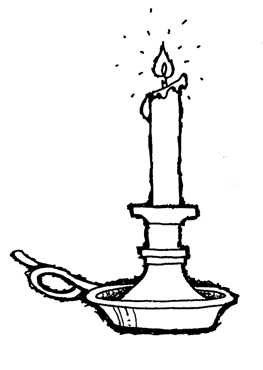 Candle Clip Art Black And White - Cliparts.co