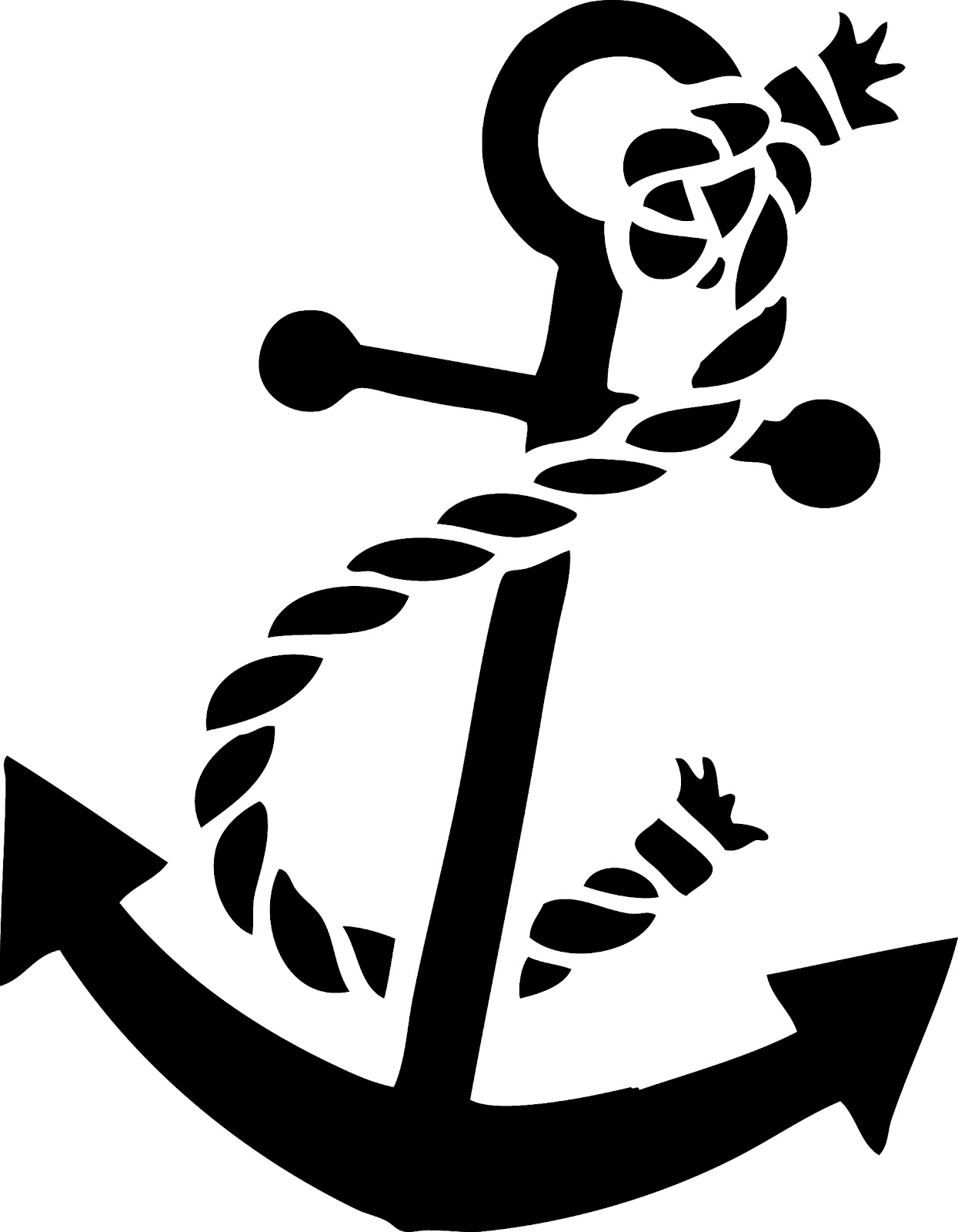 Pix For > Navy Blue Anchor Clip Art