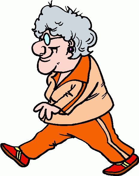 old_woman_walking clipart - old_woman_walking clip art - ClipArt ...