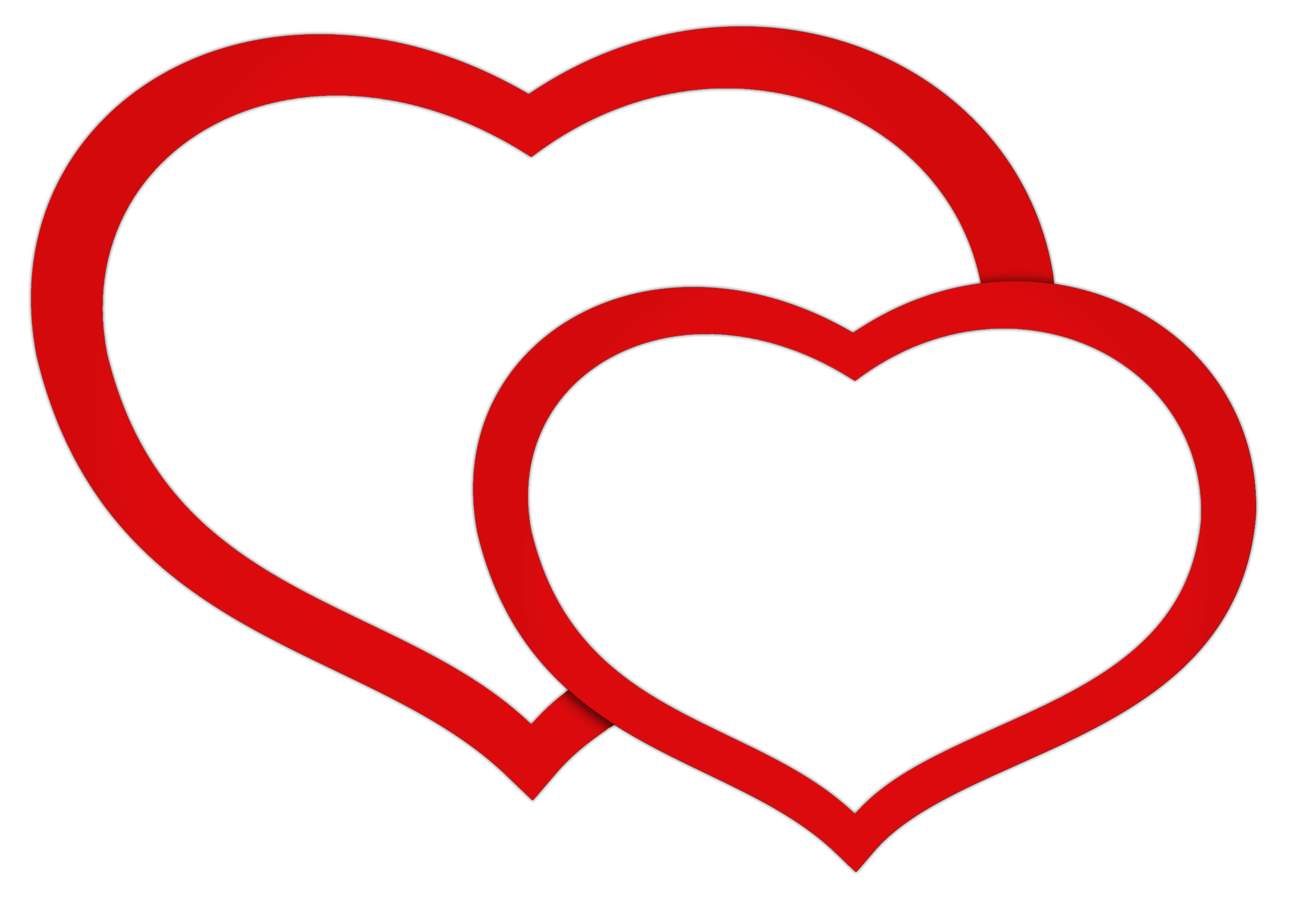 free clip art double hearts - photo #37