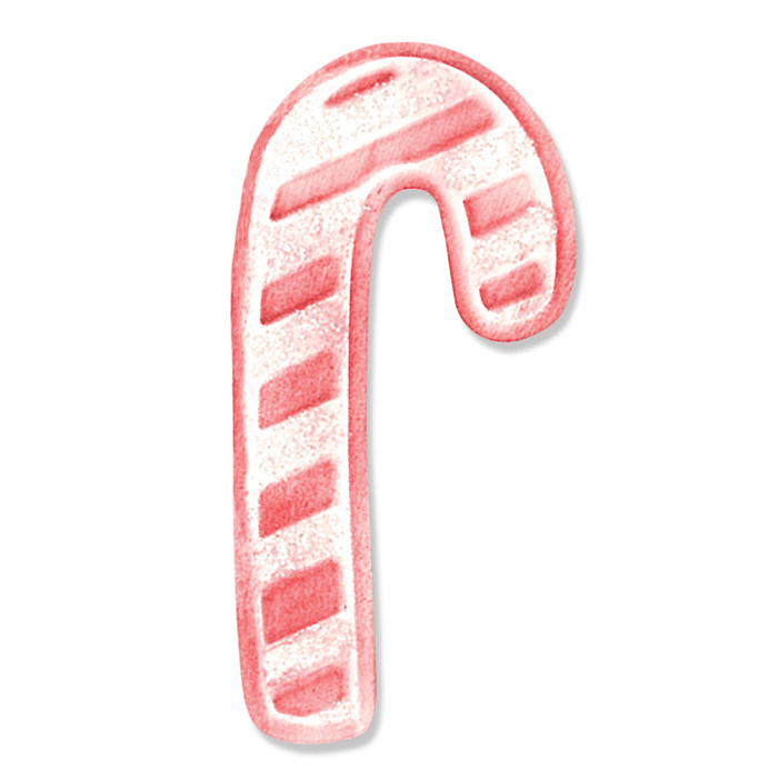 Sizzix Candy Cane Embosslits Small Die