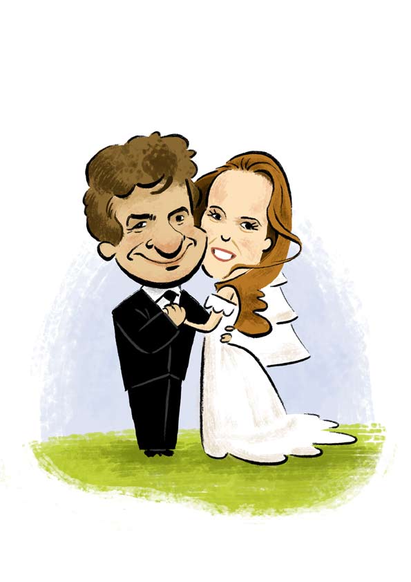 Couple Marriage Cartoon » Wedding Idea | Wedcow.