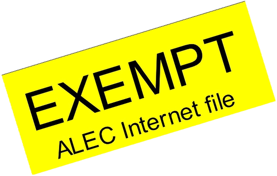 Democurmudgeon: ALEC; exempt from the law!!! Republicans State Sen ...