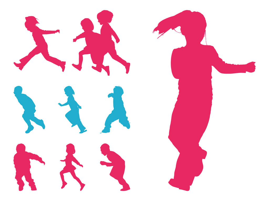free clipart images children running - photo #40