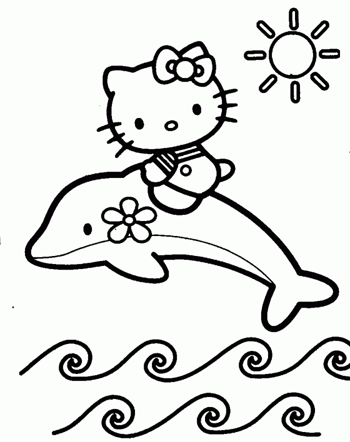 Coloring Page Dolphins : Printable Coloring Book Sheet Online for ...