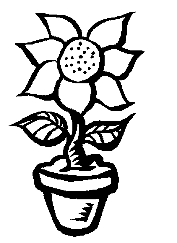 Black And White Cartoon Flowers - Cliparts.co
