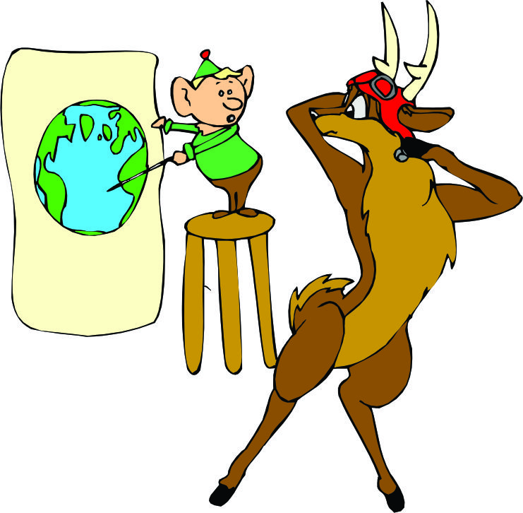 Cartoon Reindeer Images Desktop Backgrounds An #19517 Wallpaper ...