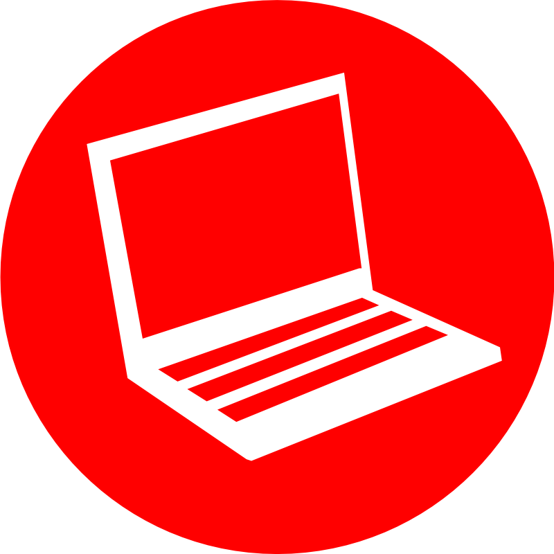Clipart - icon laptop
