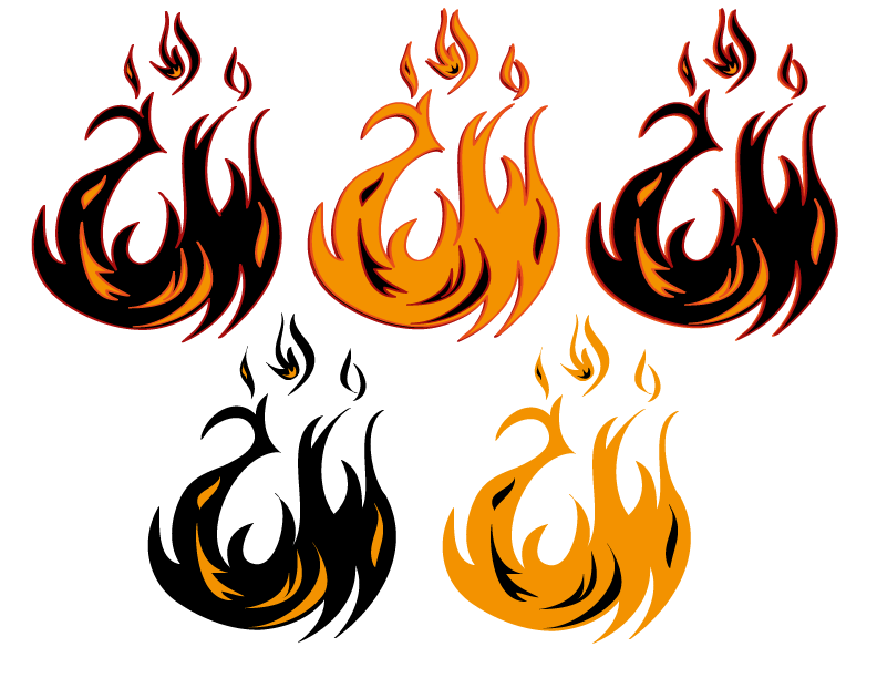 Tribal Fire Tattoo Designs Pictures Cake - ClipArt Best - ClipArt Best