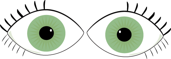 Green Eyes Clip Art - Green Eyes Image
